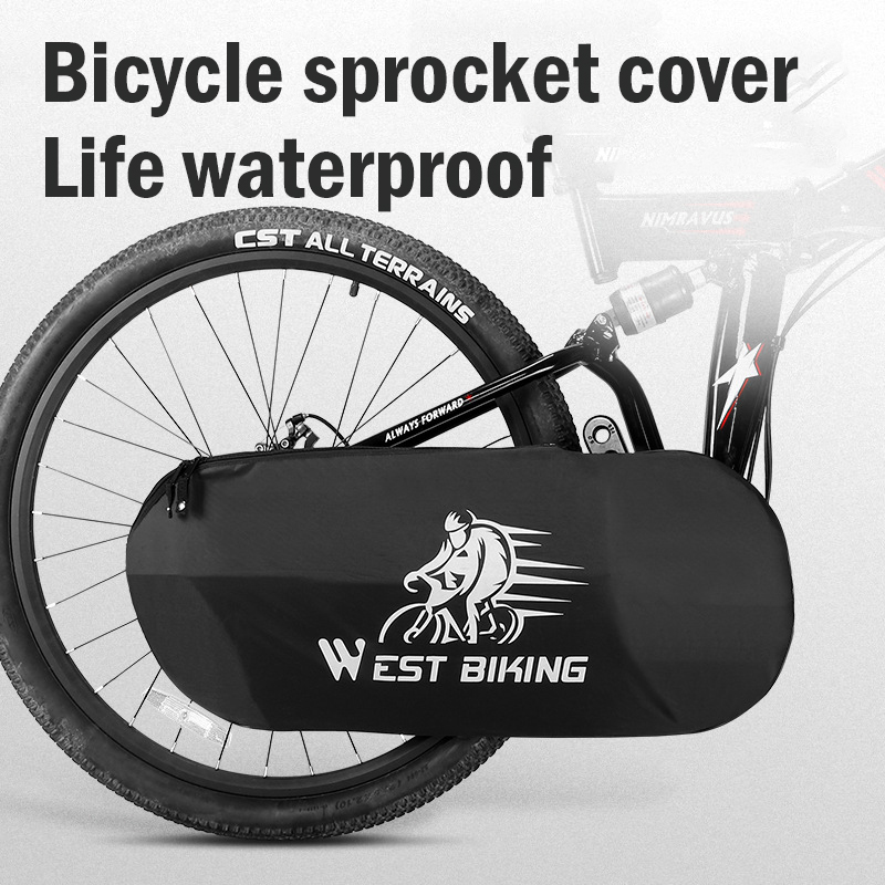 Chain Sprocket Set - West Biking 自転車チェーンカバー防塵ケースチェーンリング防水ロードマウンテン折りたたみ自転車スプロケット Bilke Equipme