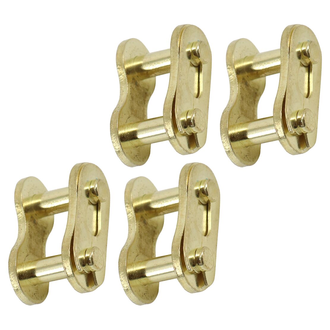 Master Link Chain - 4 セット ゴールド 520 オートバイ チェーン