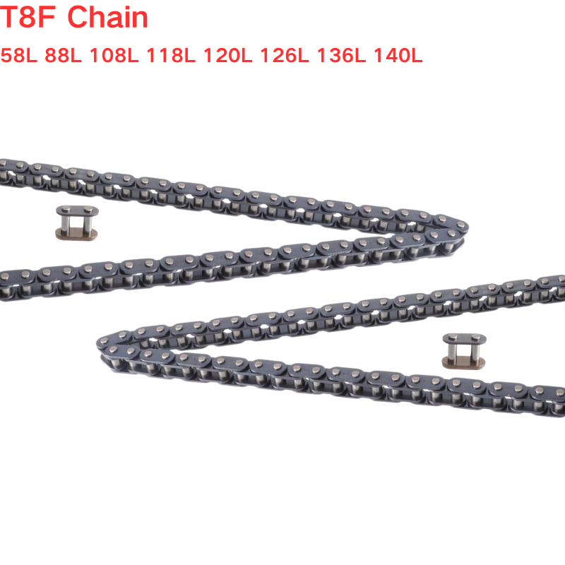 Master Link Chain - T8Fチェーンリンク58L-140L、SYXモト50ccダートバイク47cc 49cc 2ストロークエンジン小型ダートバイクATVクワッドゴーカート用スペアマスター付き
