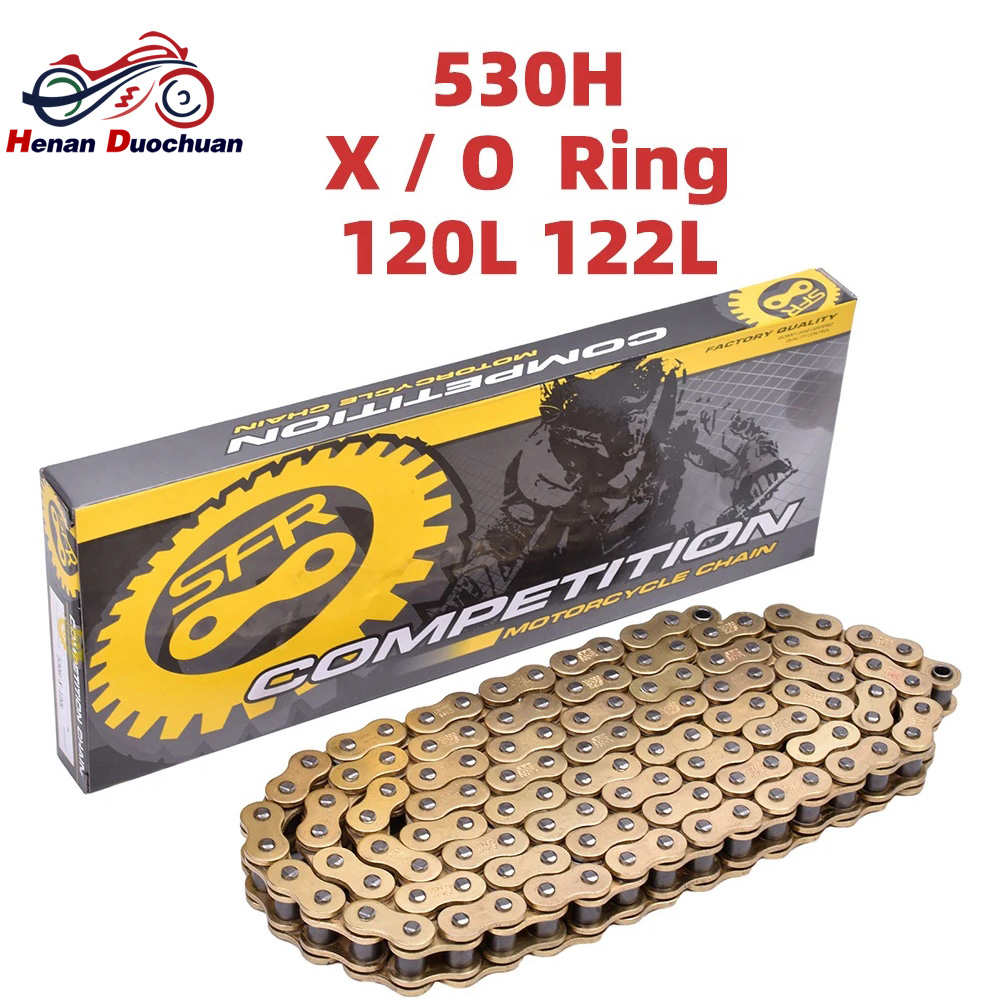 Xcm Chain - 530H オートバイチェーン 120L/122L ヘビーデューティー Oリング Xリング