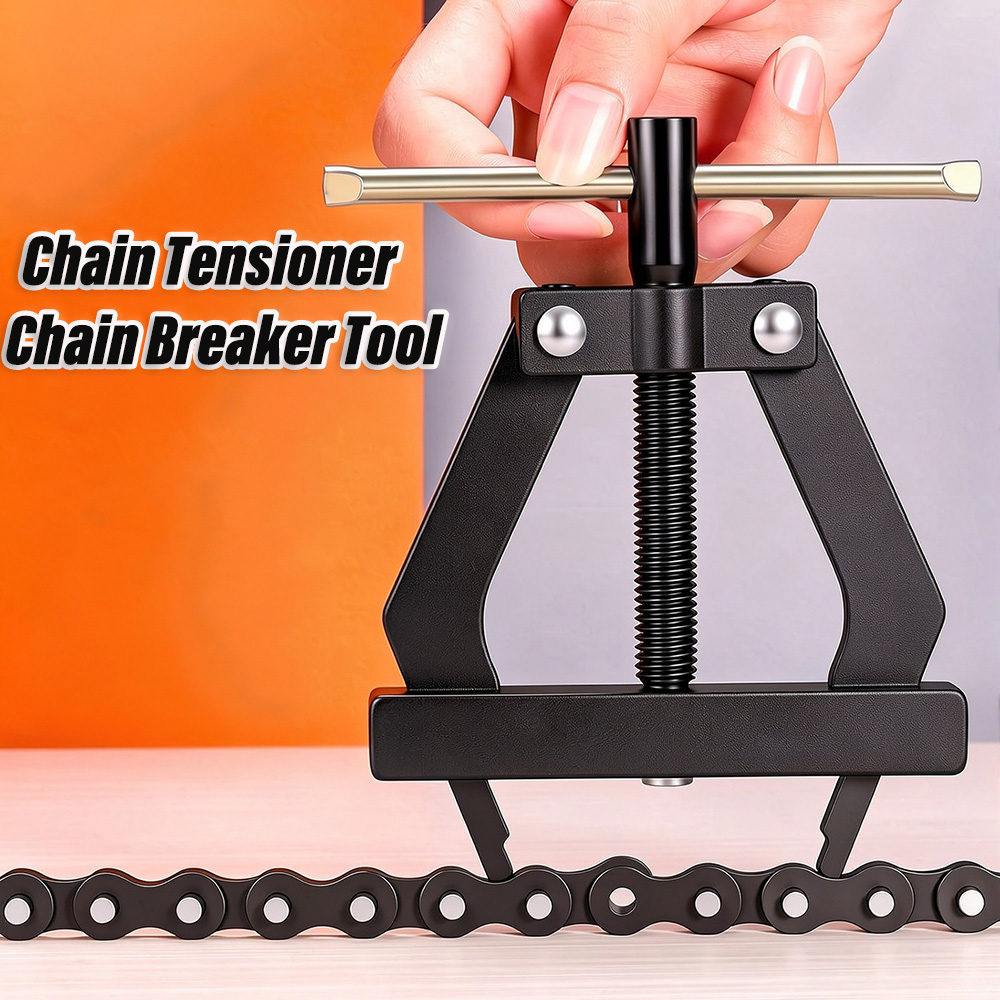Chain Kit Motorcycle - オートバイ用チェーン工具セット。高硬度ローラー、チェーンカッター、チェーンテンショナー、チェーン固定具。ハーベスター用チェーン工具。