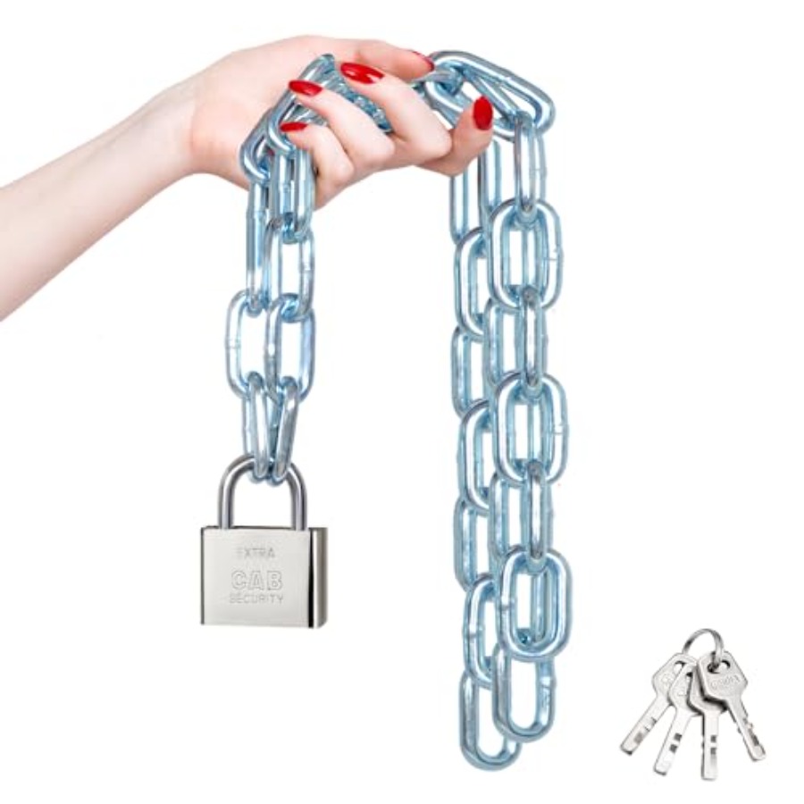 ヘビーデューティ 39 インチ 8mm 亜鉛メッキ防錆および - Bike Chain のレビューと価格