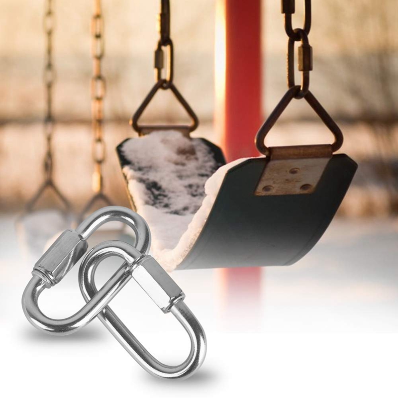 12個のクイックリンク4MMステンレススチールチェーンコネク - Steel Chain のレビューと価格