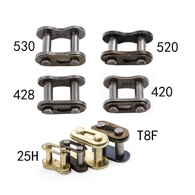 1 個オートバイチェーンバックルリングリンク 25H T8F - 428 Chain のレビューと価格