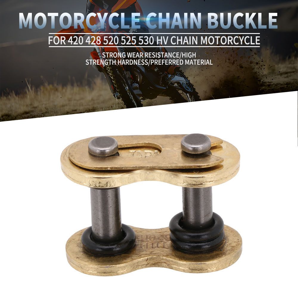 オートバイチェーンバックルリングリンク 420 428 52 - 428 Chain のレビューと価格