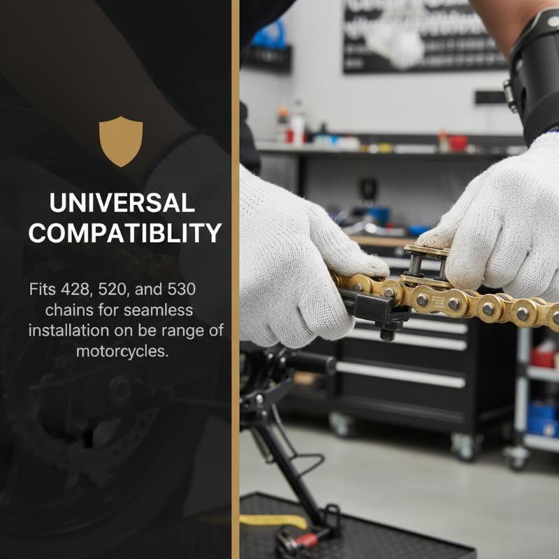 新型428 520 525 530HVチェーンコネクター、ヘ - Motorcycle Parts Chain のレビューと価格