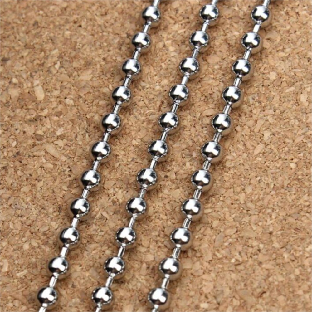 10m ステンレス鋼ビーズボールチェーンロール、50個のコネ - Roller Chain のレビューと価格