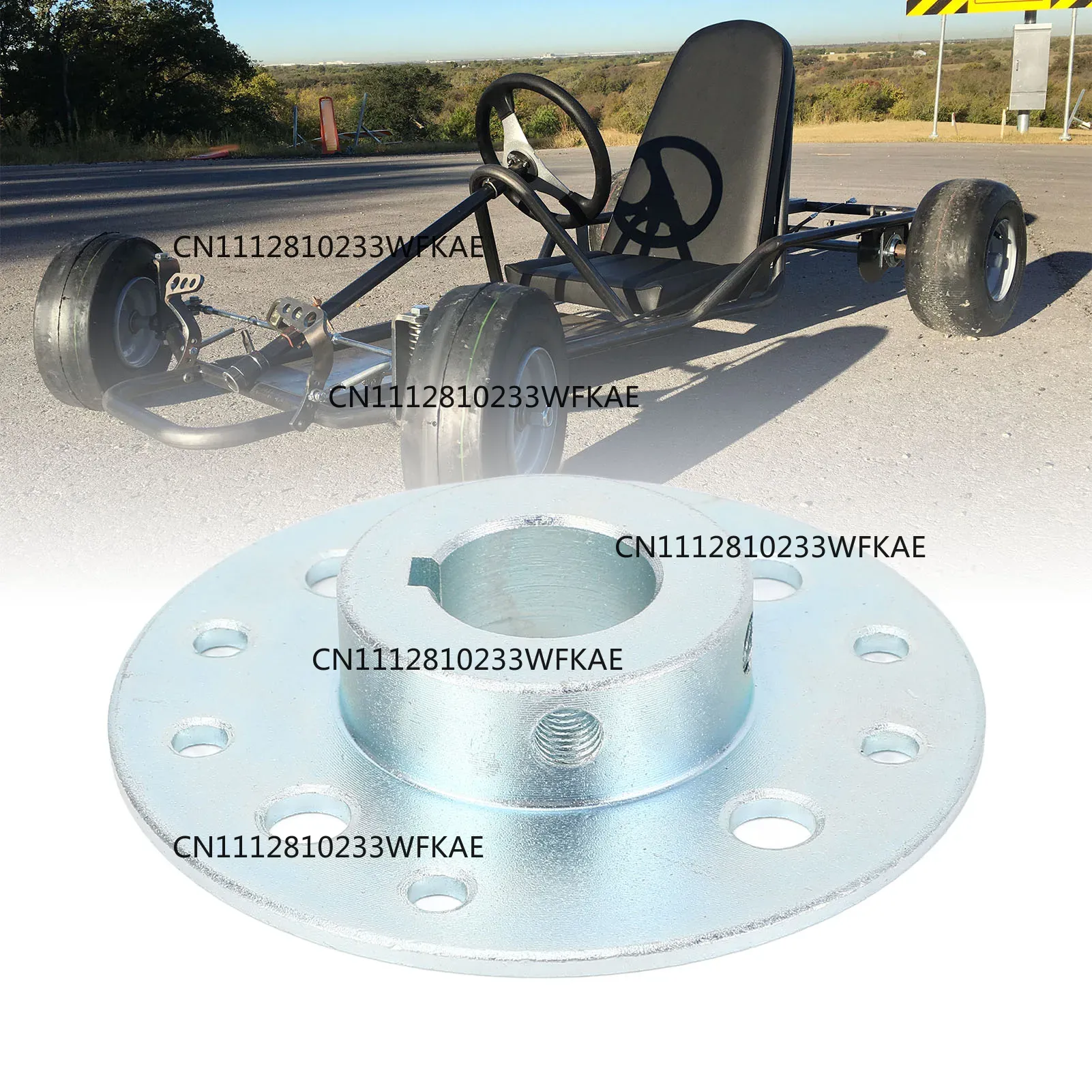1インチのゴーカート用、後輪スプロケットブレーキハブアダプタ - Sprocket のレビューと価格