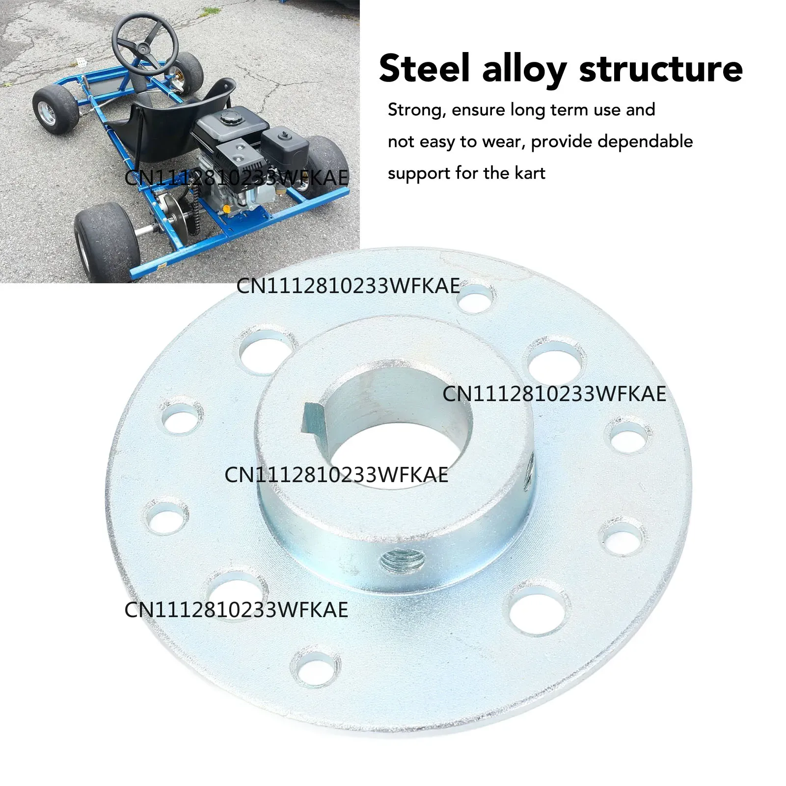 1インチのゴーカート用、後輪スプロケットブレーキハブアダプタ - Sprocket のレビューと価格